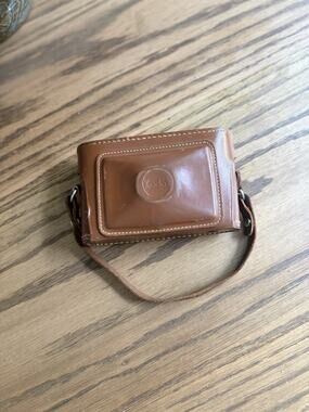 Vintage Leather Kodak Case For Flash Bantam 210313 Case Only